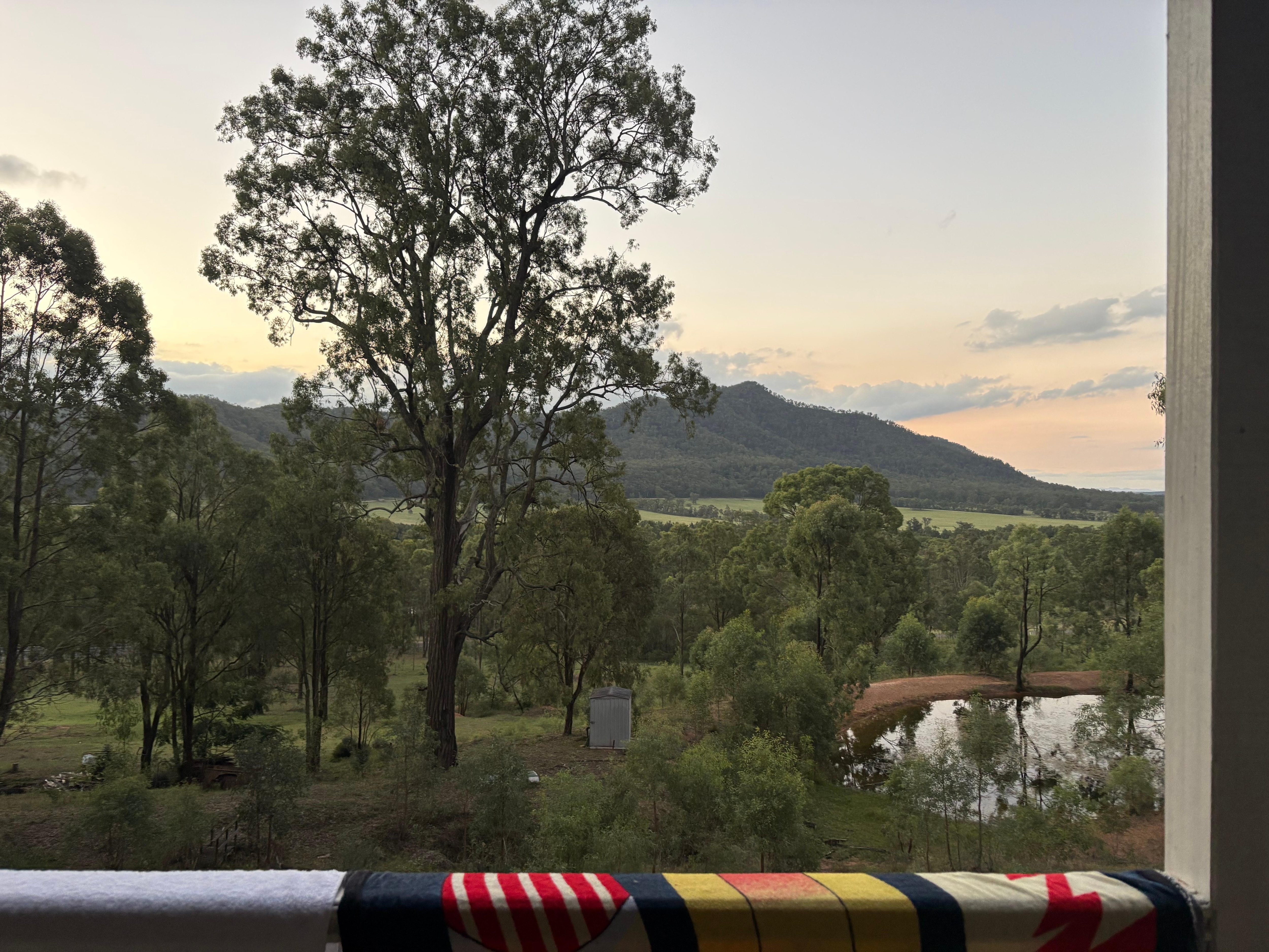 Beautiful view, from the front veranda 