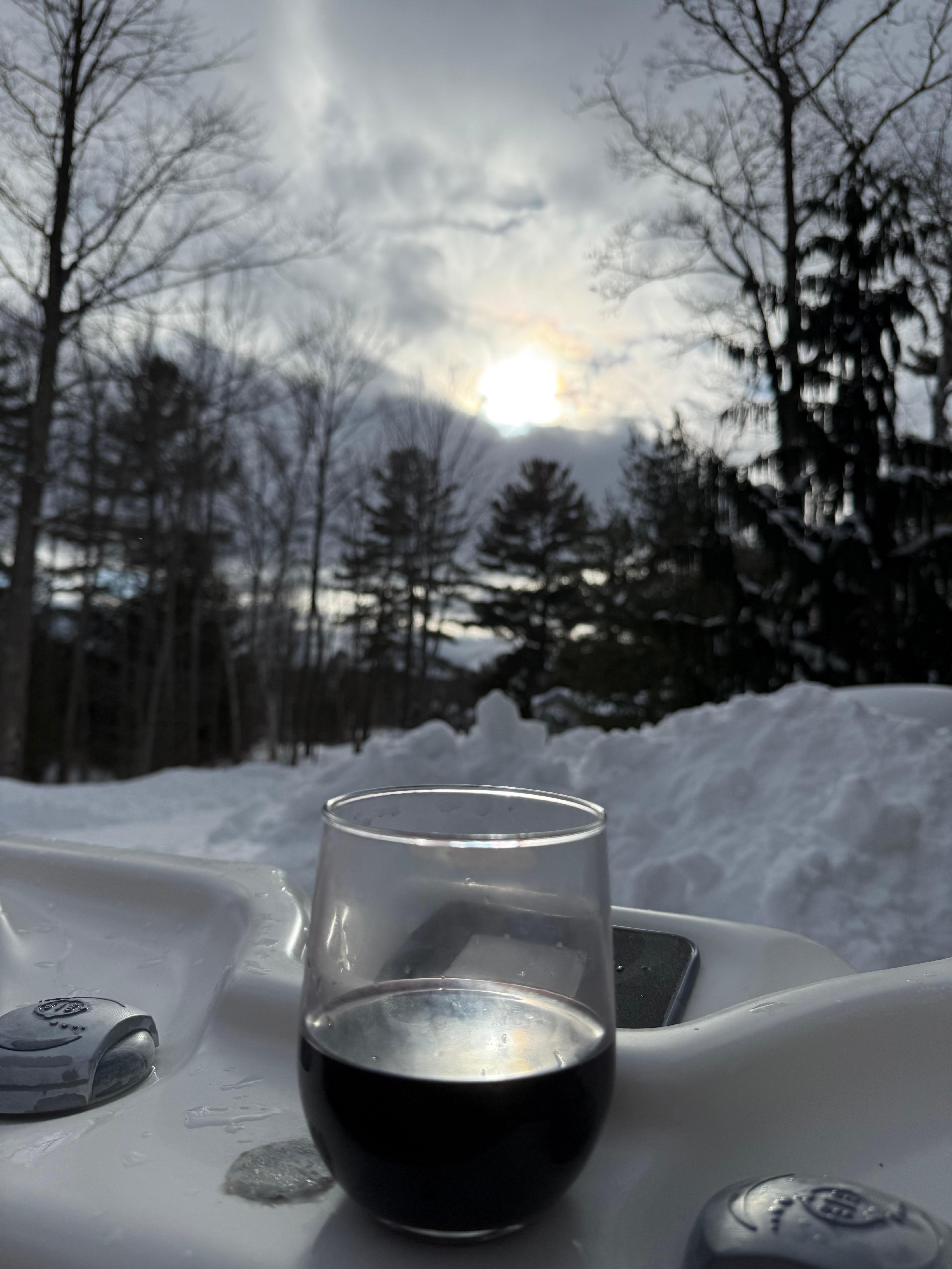 Gorgeous trees surround the property. 