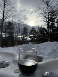 Gorgeous trees surround the property.
