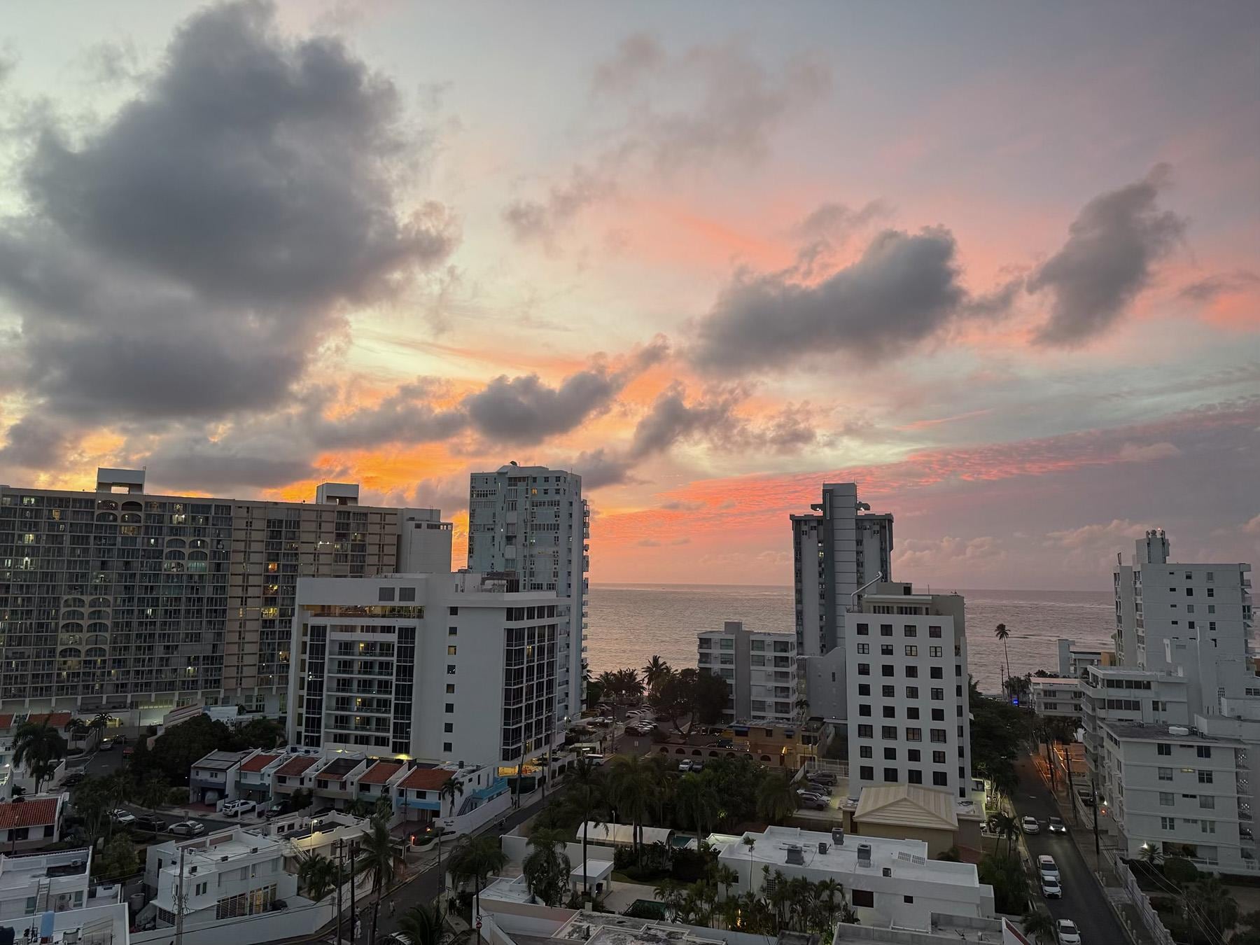 One of the views from the rooftop area. Great breeze up there, too, and covered and uncovered space to sit.