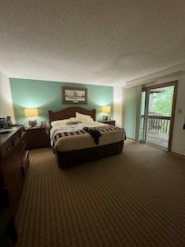 Master bedroom of condo