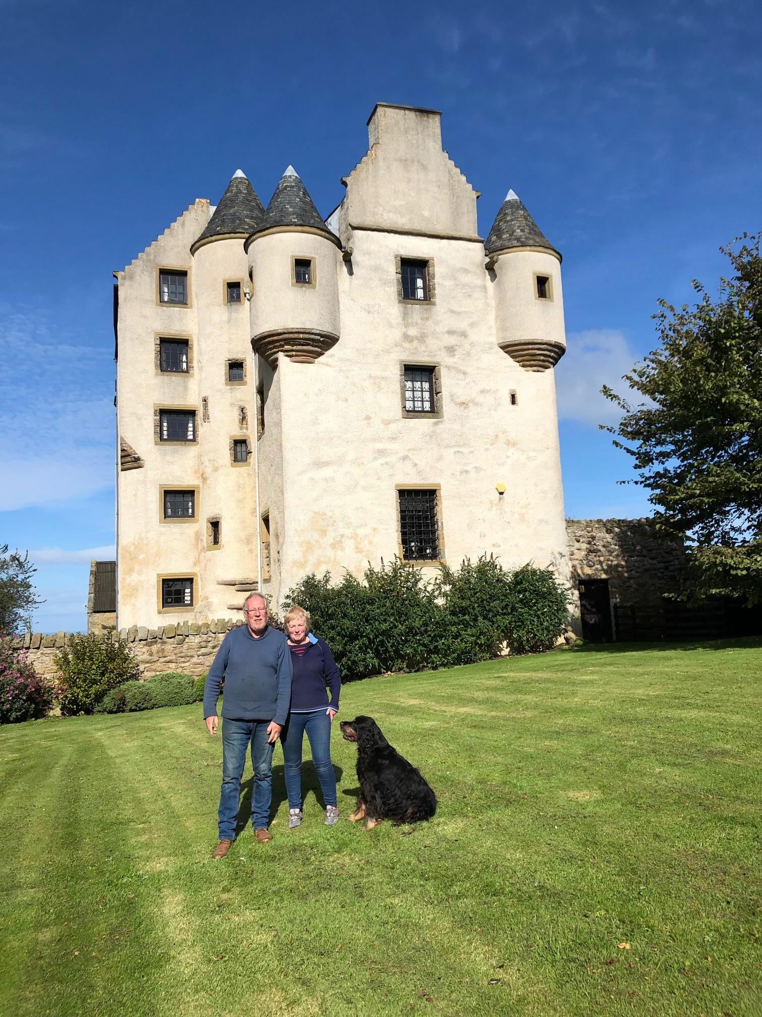 The castle and the owners.