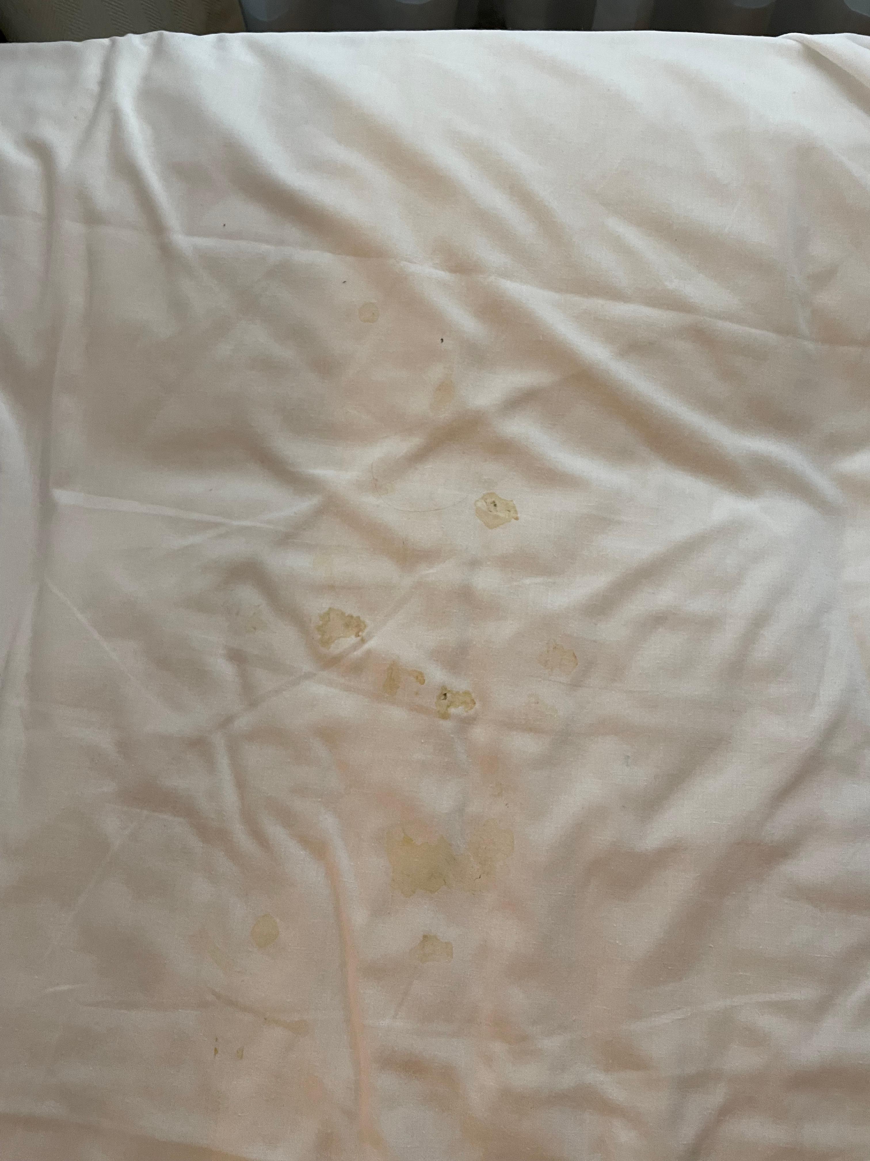 Stained bet sheets 🤮