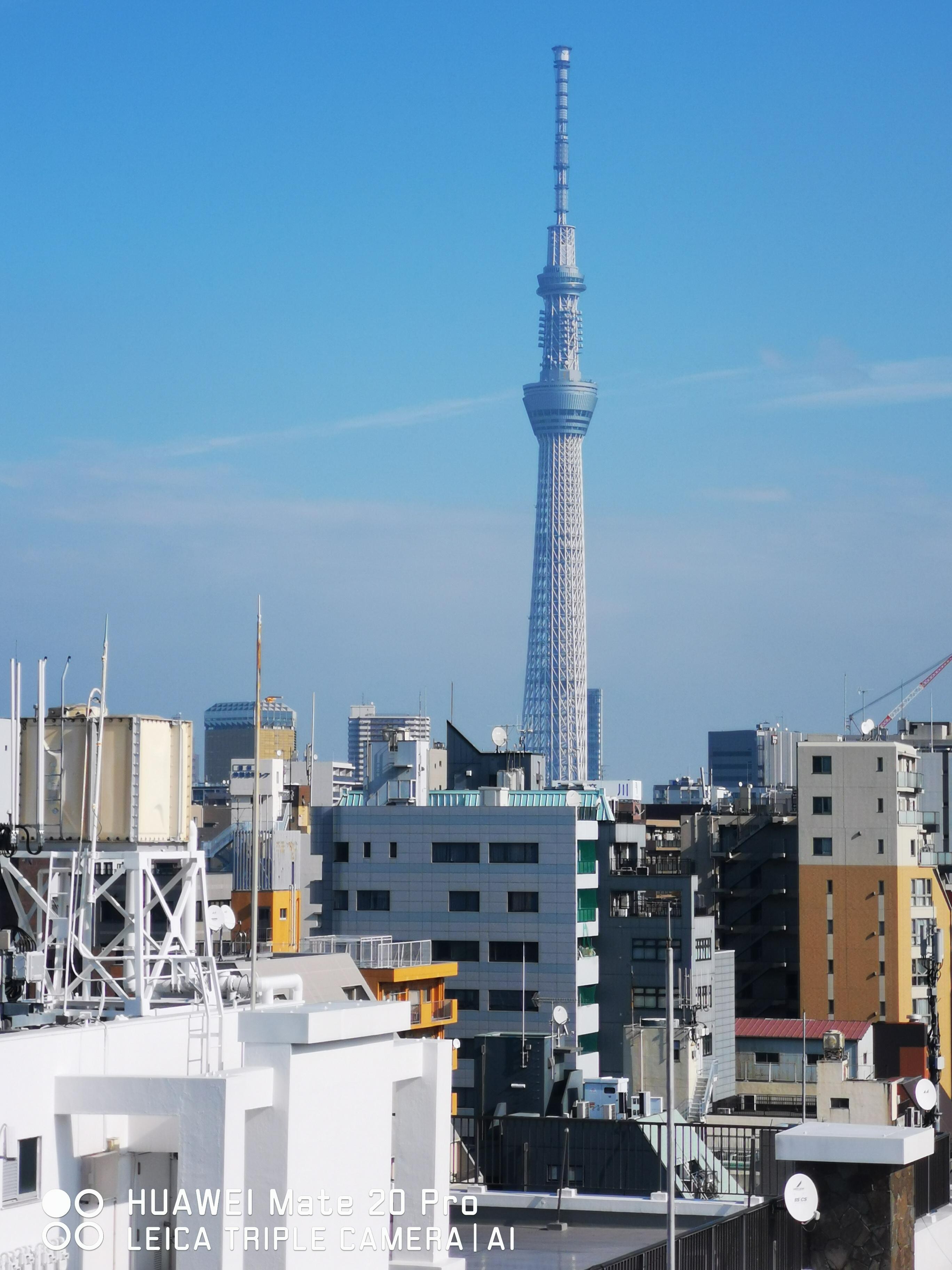 วิวปลายเตียงเห็น หอ โตเกียวสกายทรี 