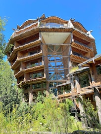 The Nothofagus hotel part of the resort
