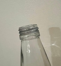 Black mold spores seen on the cap area.