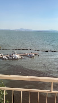 View over lake from our toom