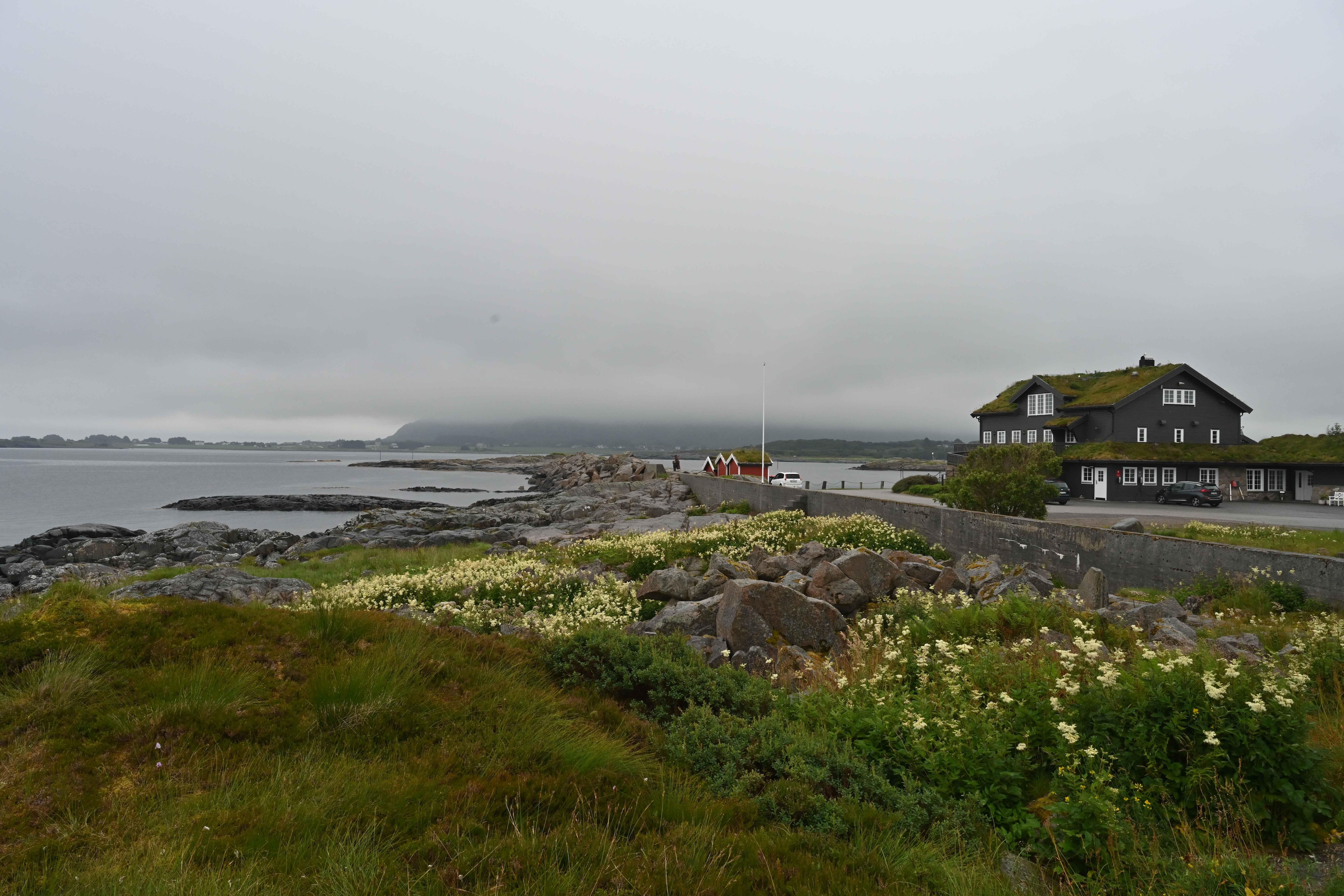 Main building from the ocean side