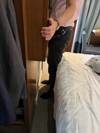 Our room and the TV sticking out. This is the way to the bathroom.