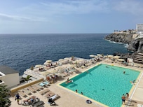 Pool in the afternoon