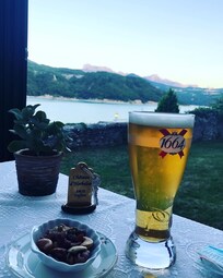 En terrasse du restaurant
