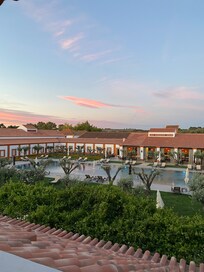 Vista do Quarto para a piscina