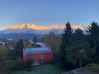View from balcony towards Innsbruck.