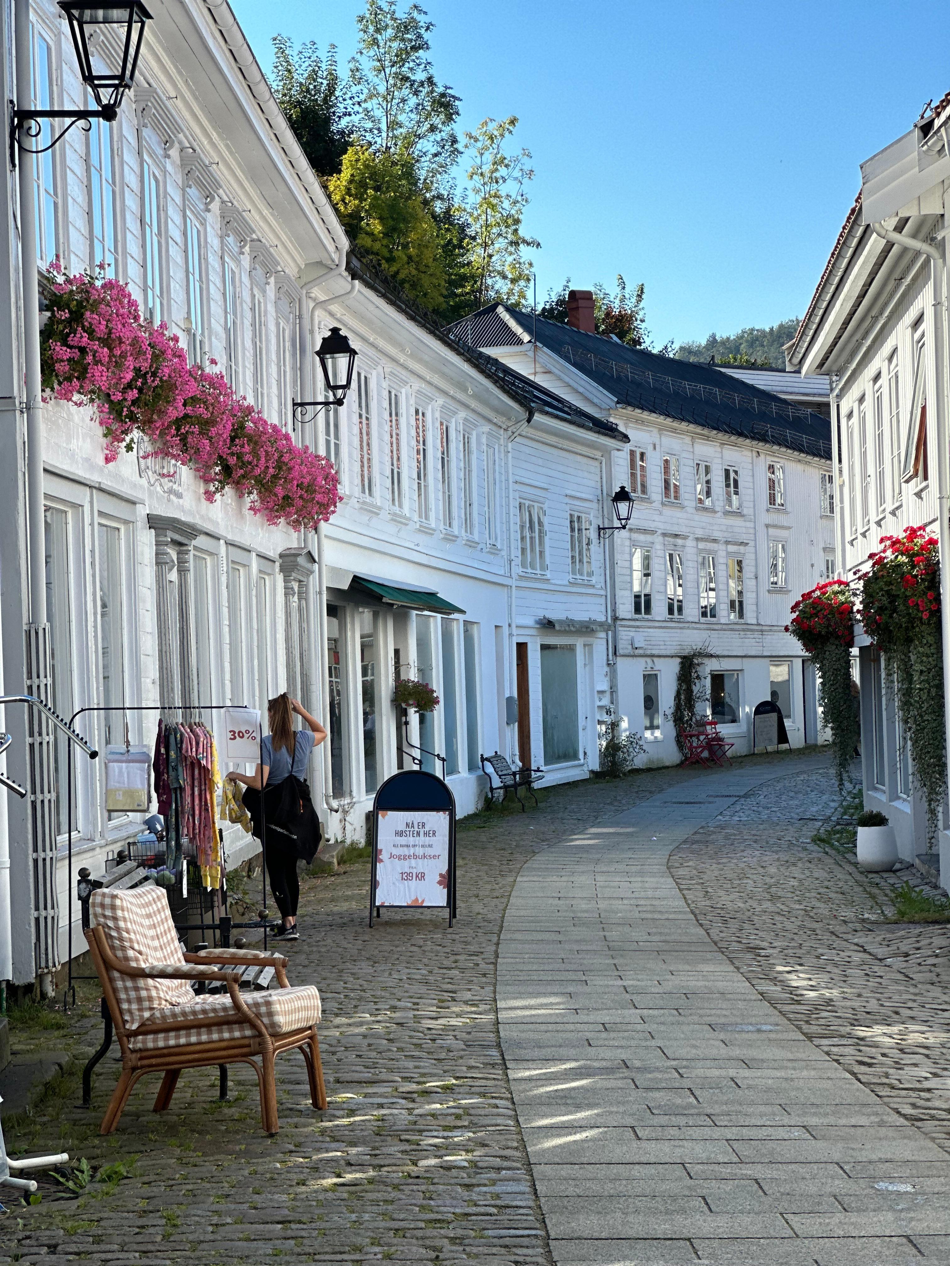 Lovely village with bookstores, galleries, bakery, a few restaurants. 