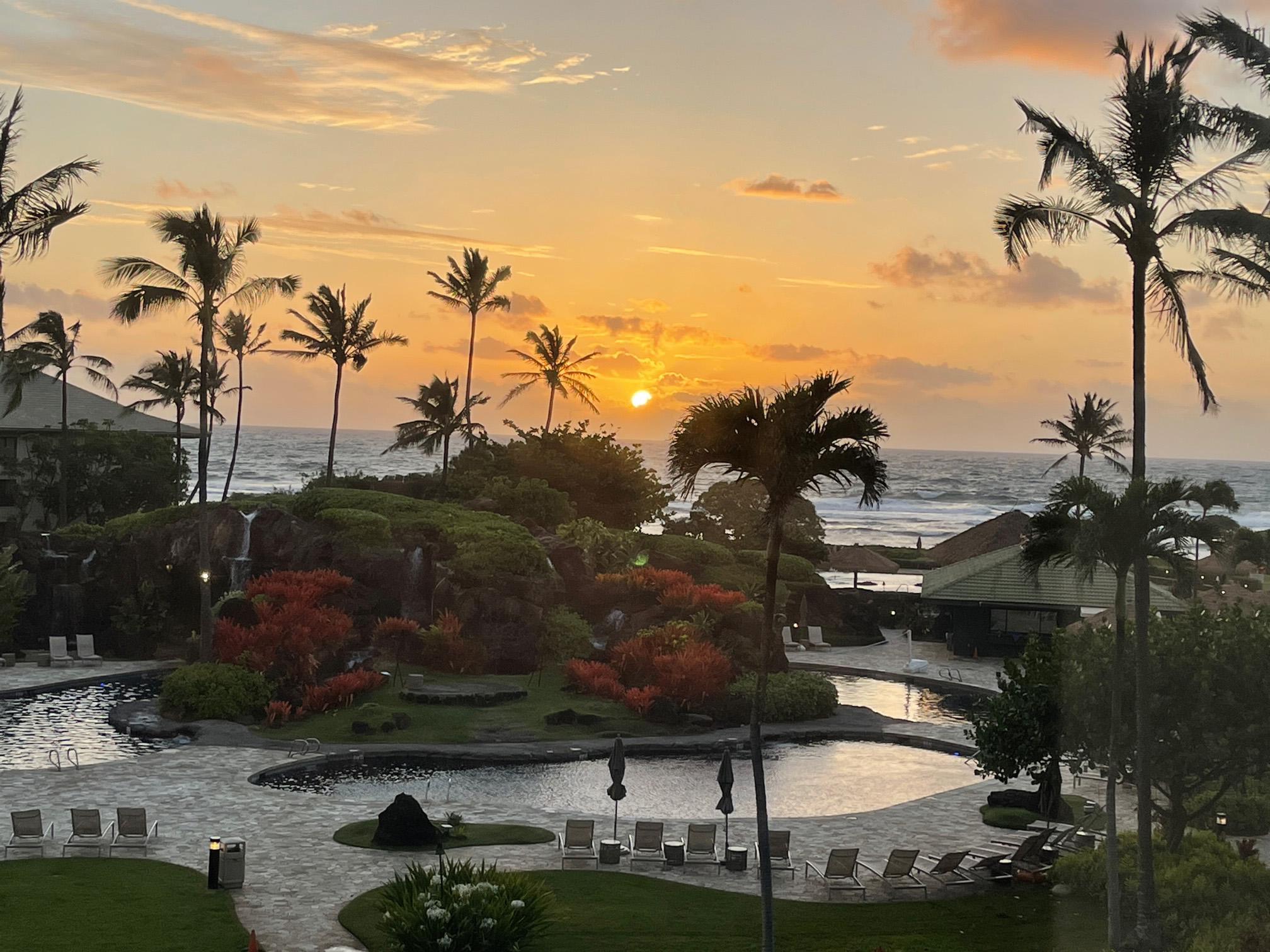 Sunrise view from my balcony.