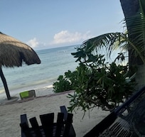 Hermosa vista desde la hamaca.