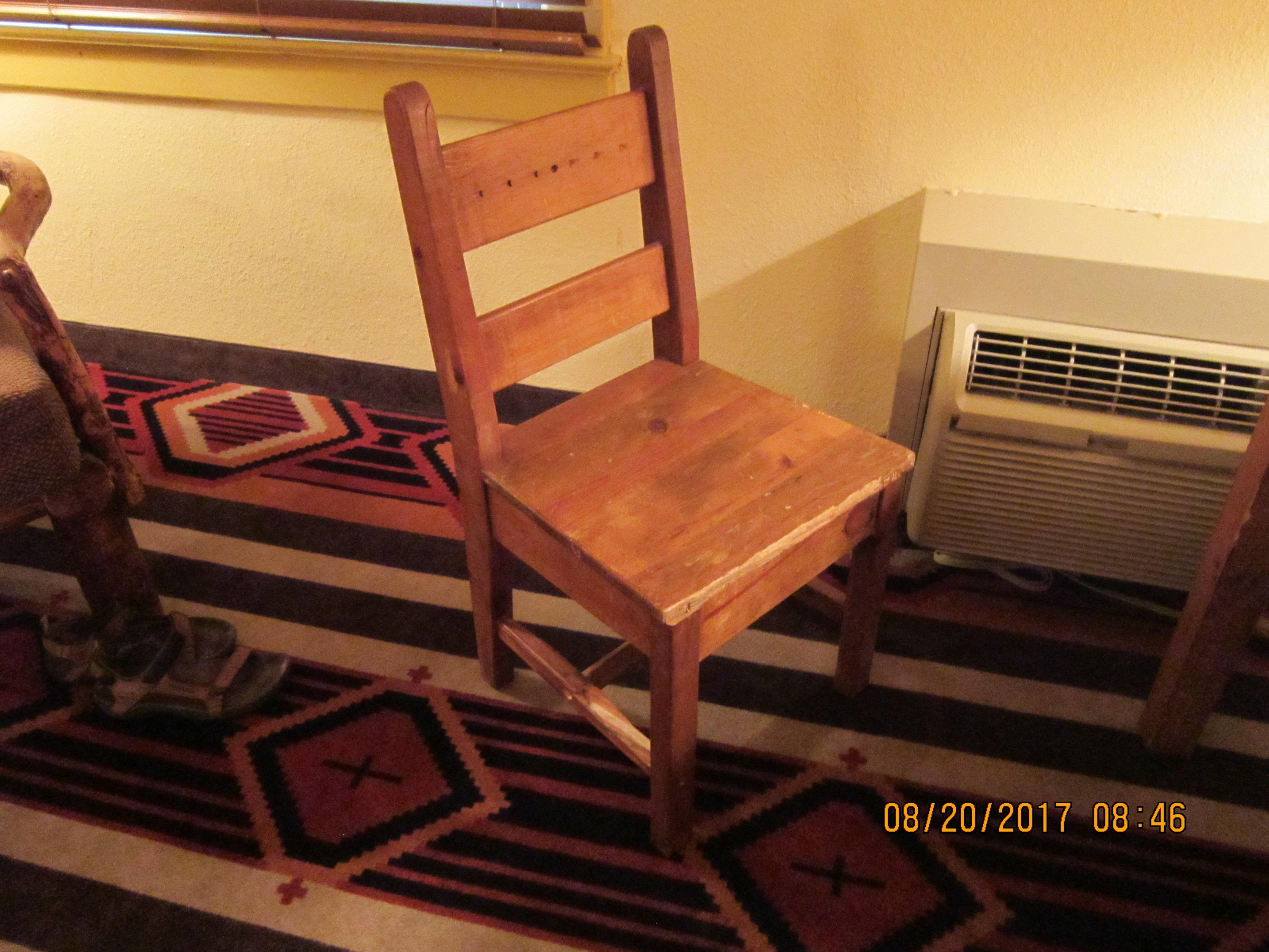 Broken down chair.