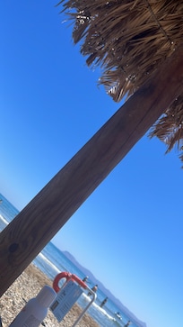 View from sunbed
