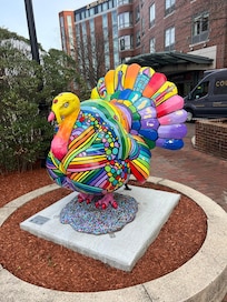 This is right outside of the hotel very cool, colorful sort of says it all.