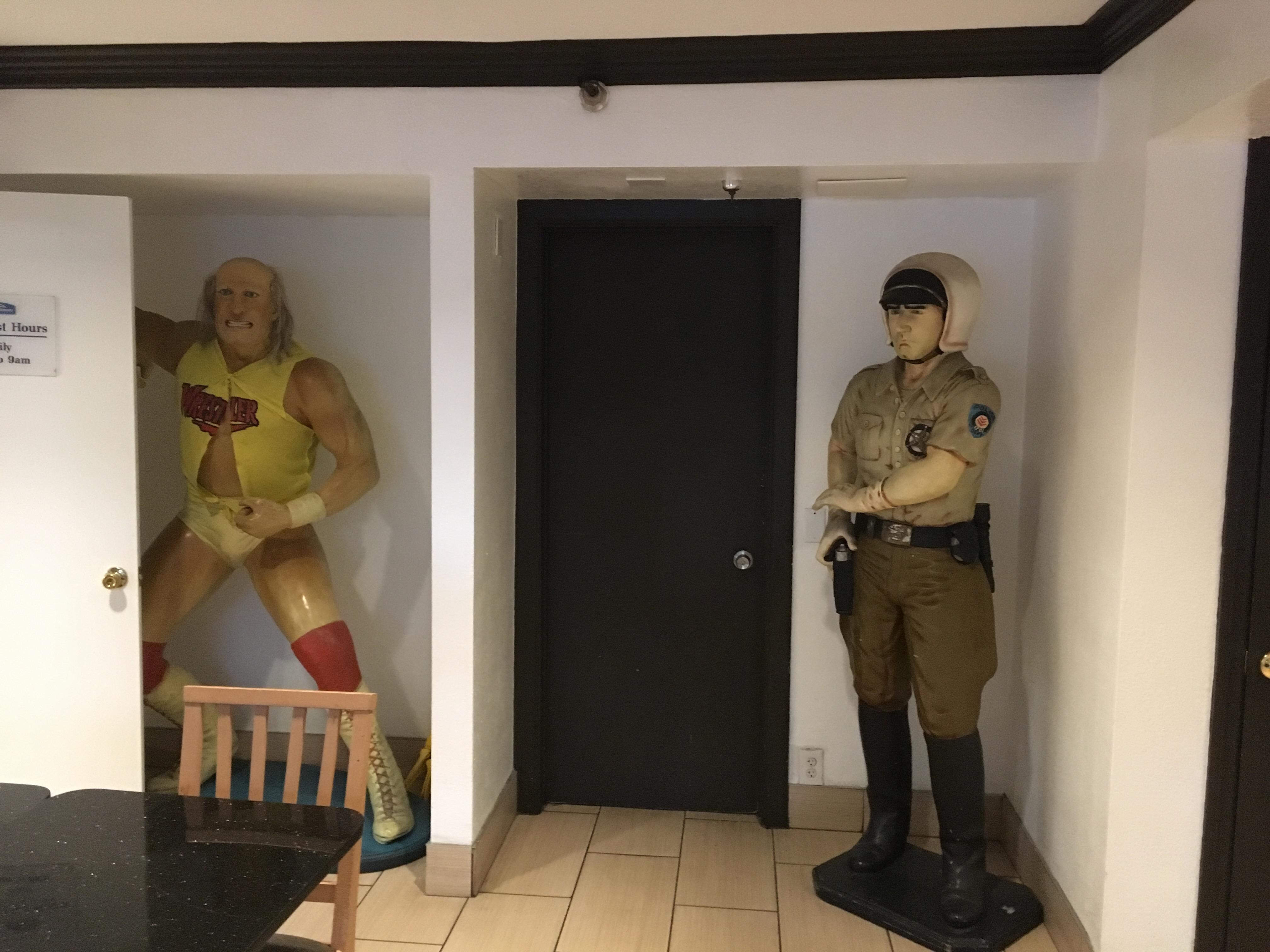 The decor in the