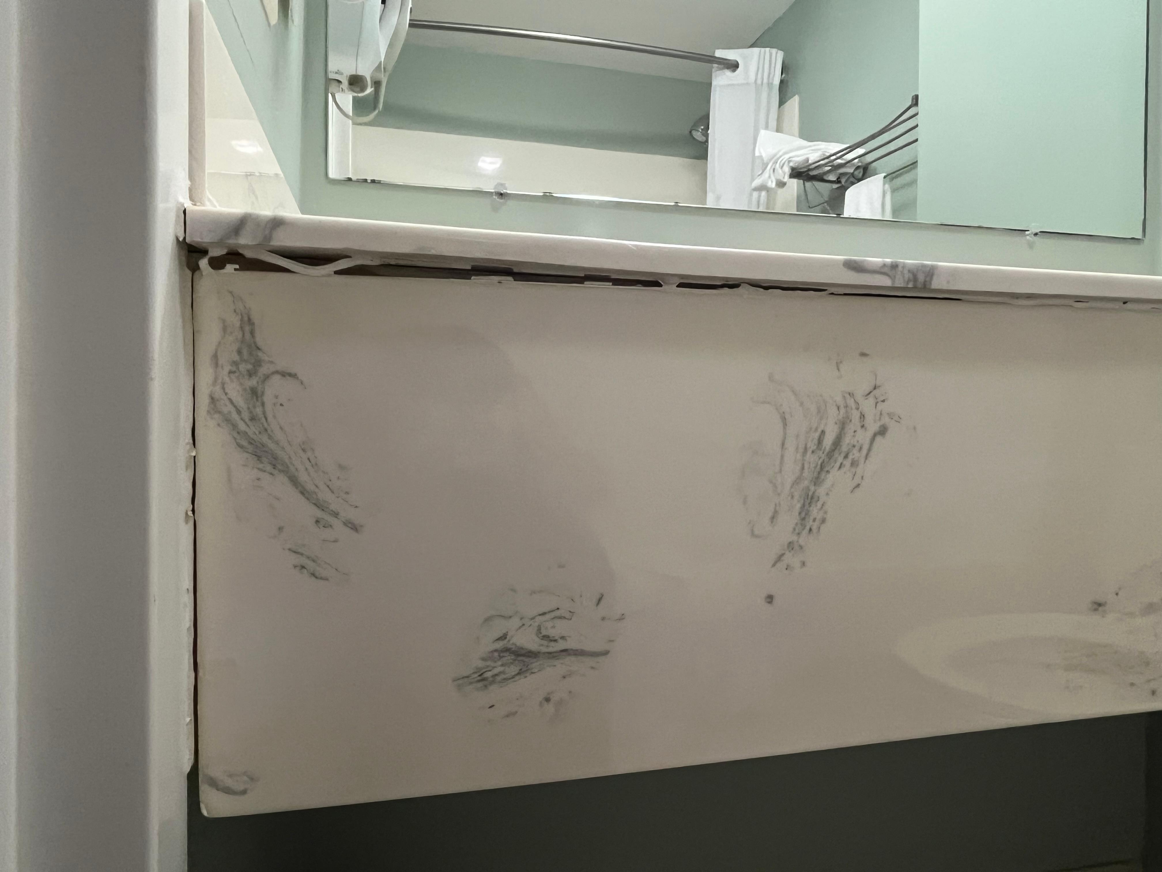 Bathroom falling apart