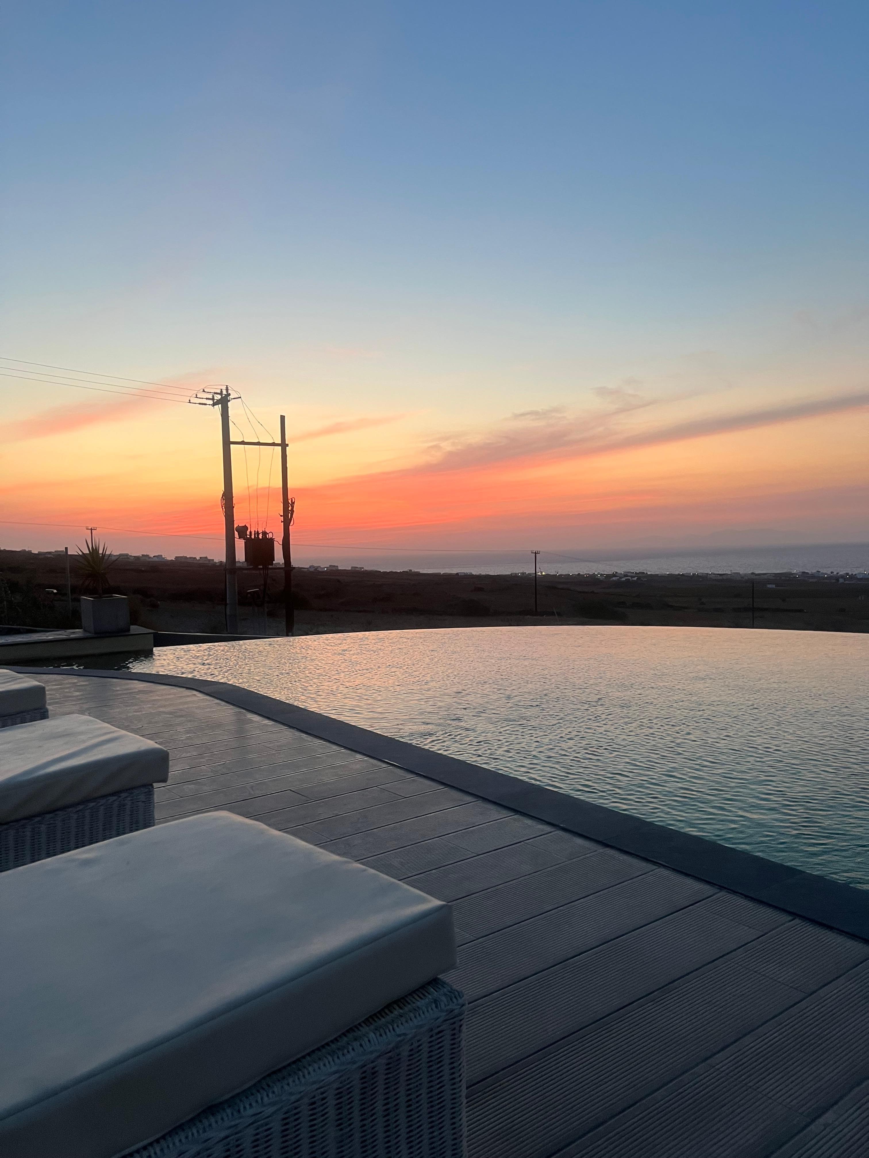 View from pool area.