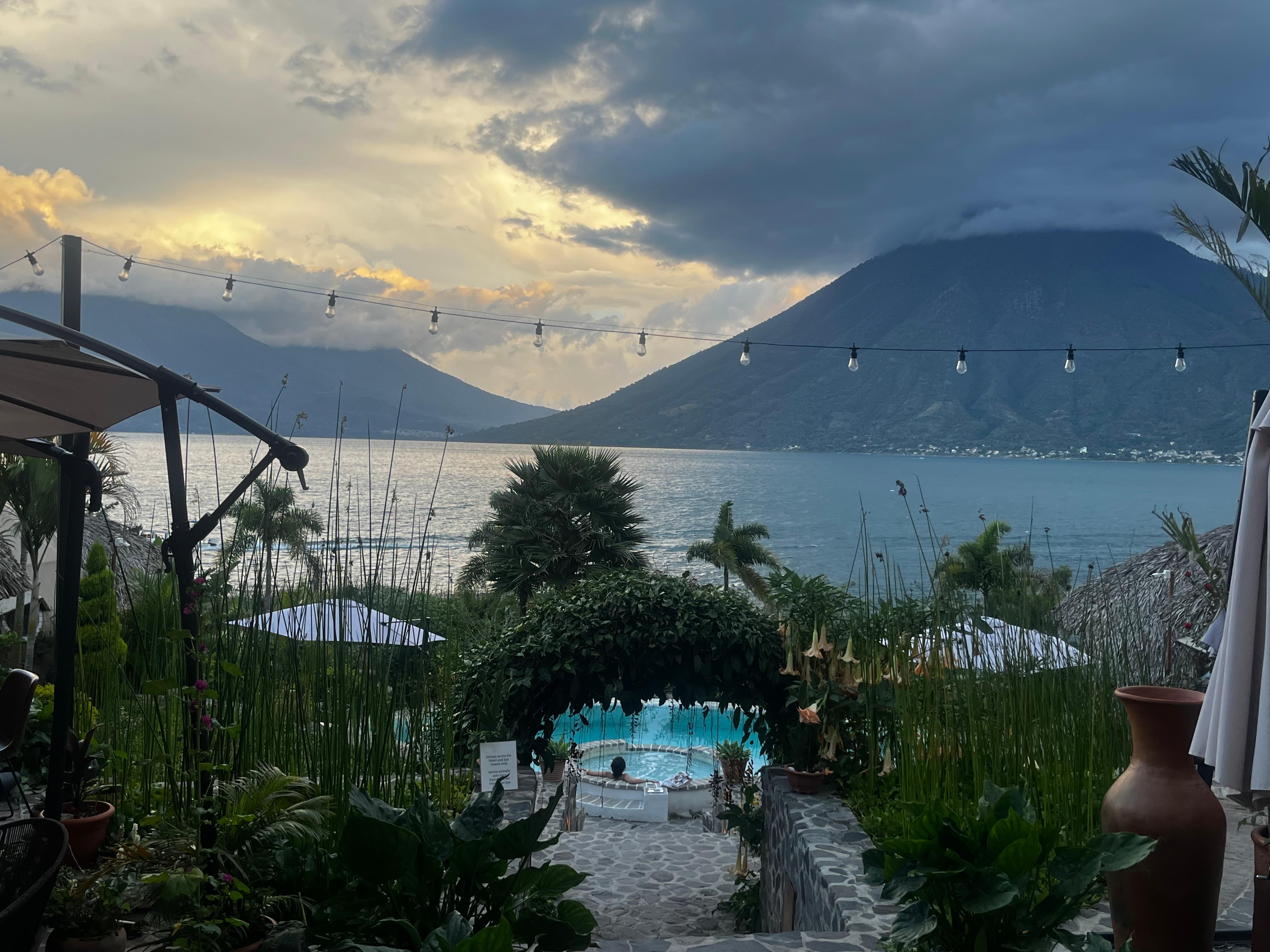 Sunrise on Lake Atitlan