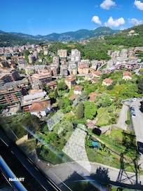 cable car view of Rapallo