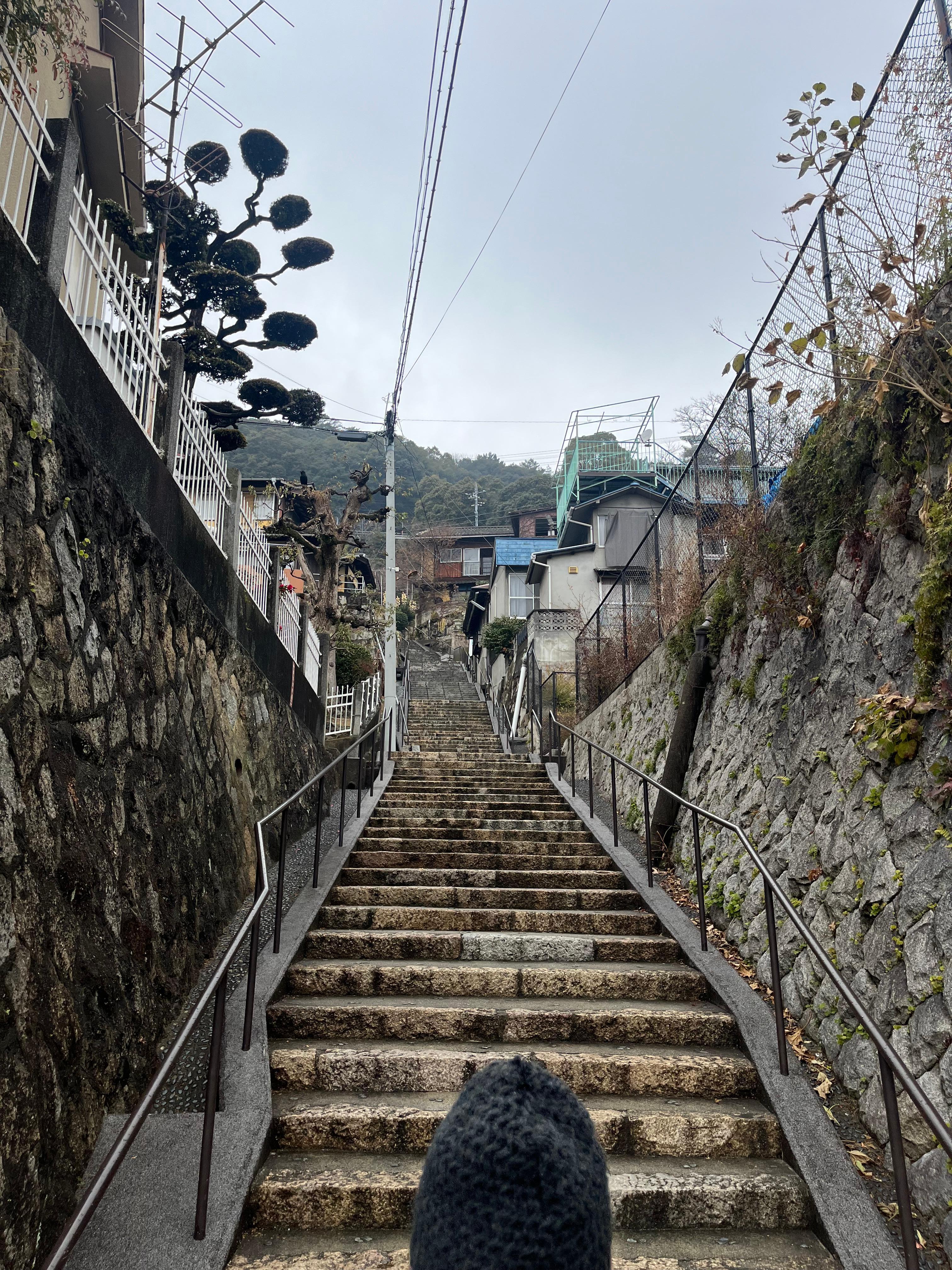 Stairs to the temple.