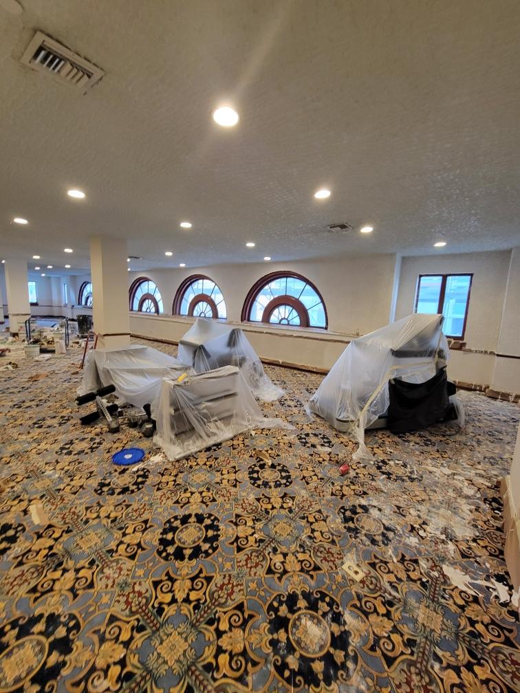 This is what the exercise room is now