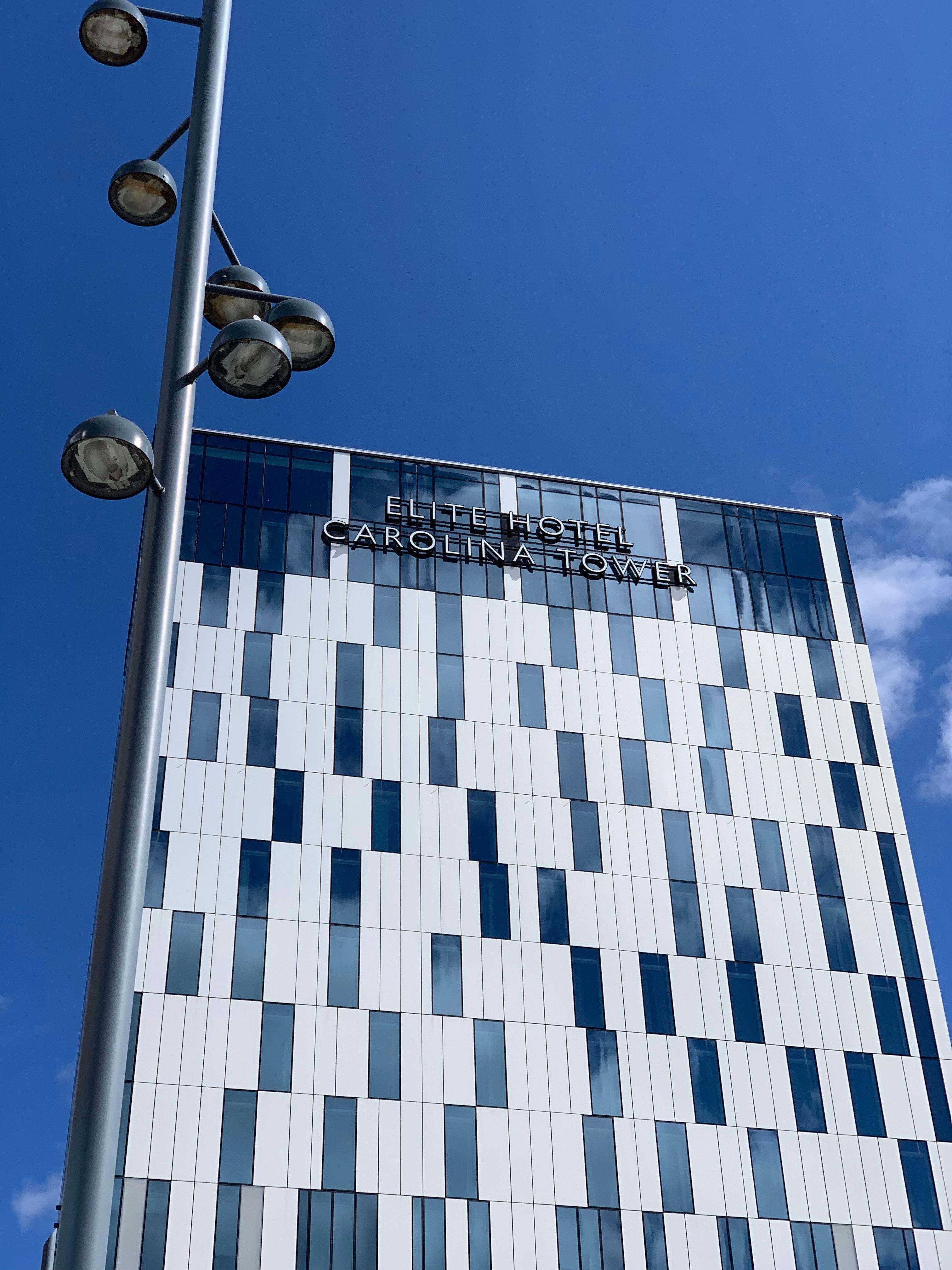 The hotel building
