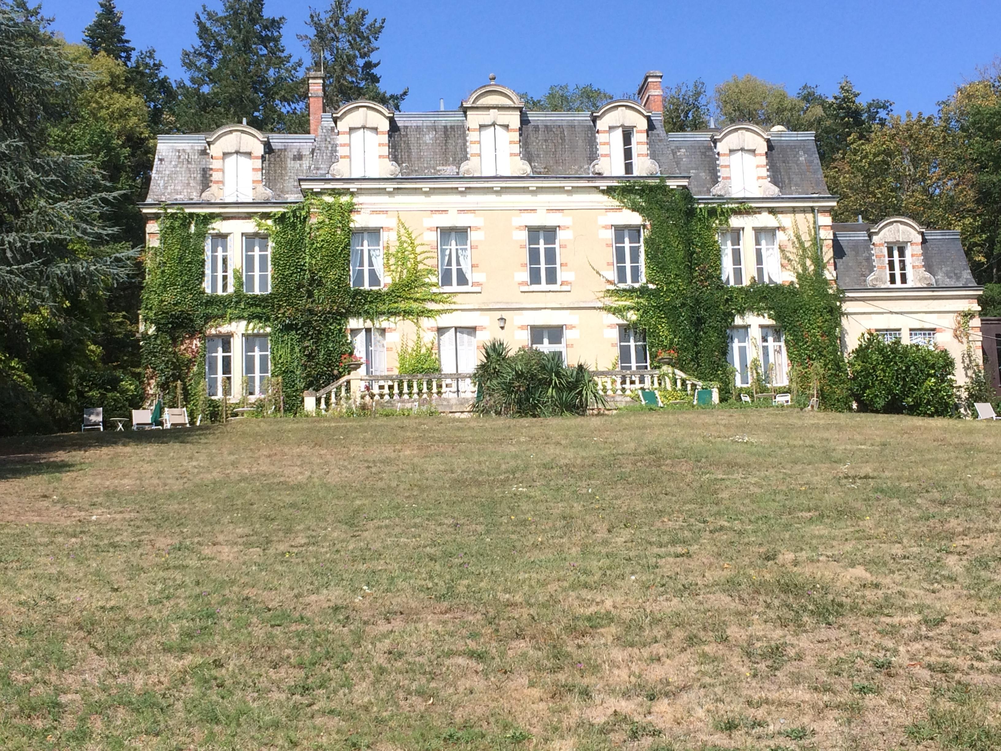 Le château vue du parc