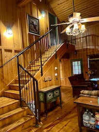 Beautiful view upon entry…kitchen is beautiful but I couldn’t add too many photos