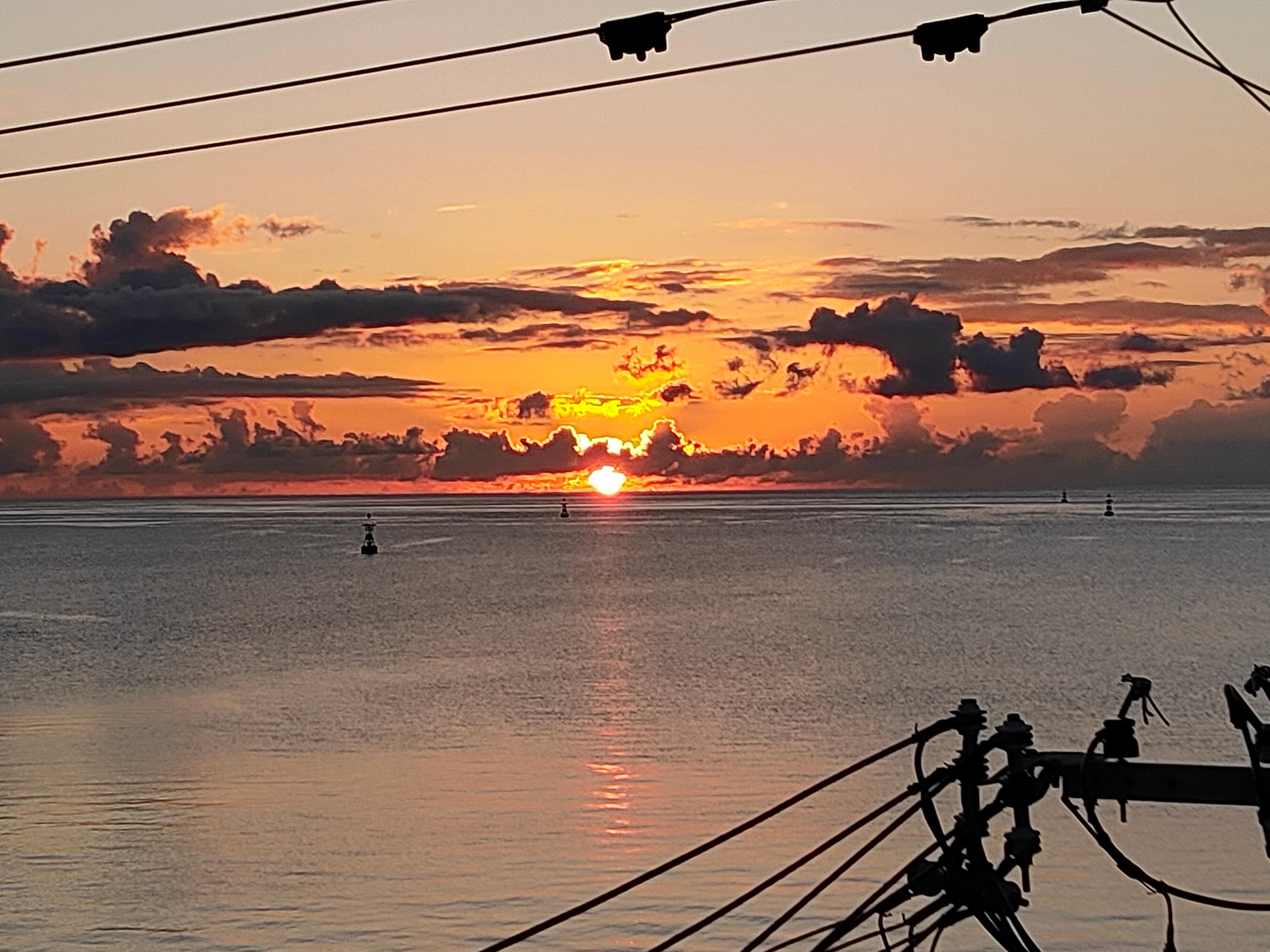 Balcony sunset