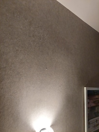 Magnifique poussière sur le mur
