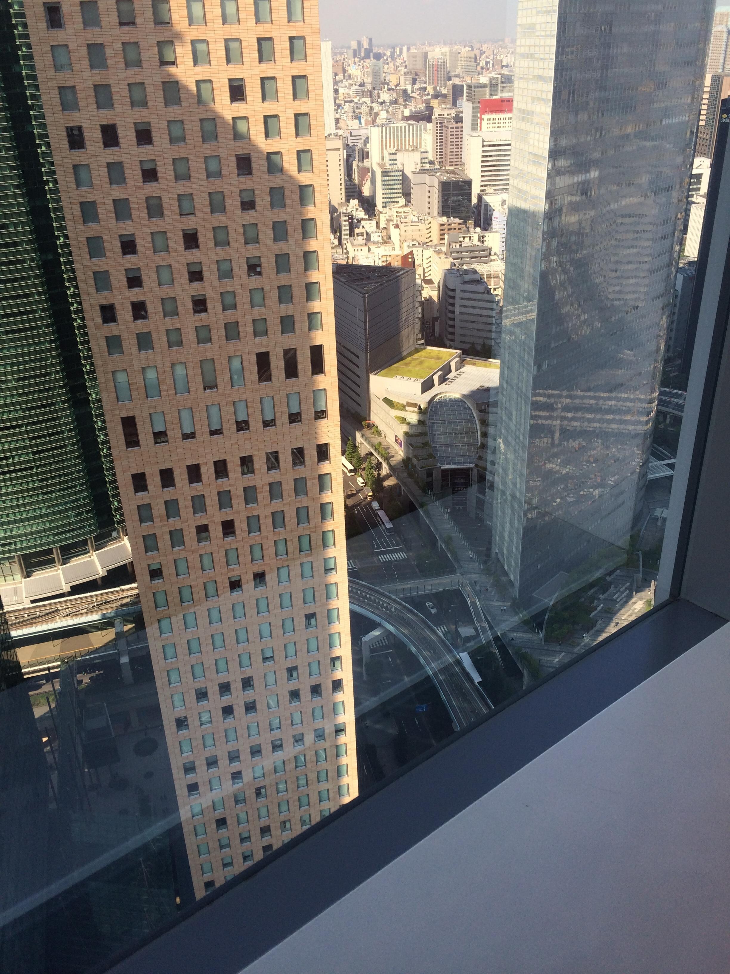 View from our hotel window