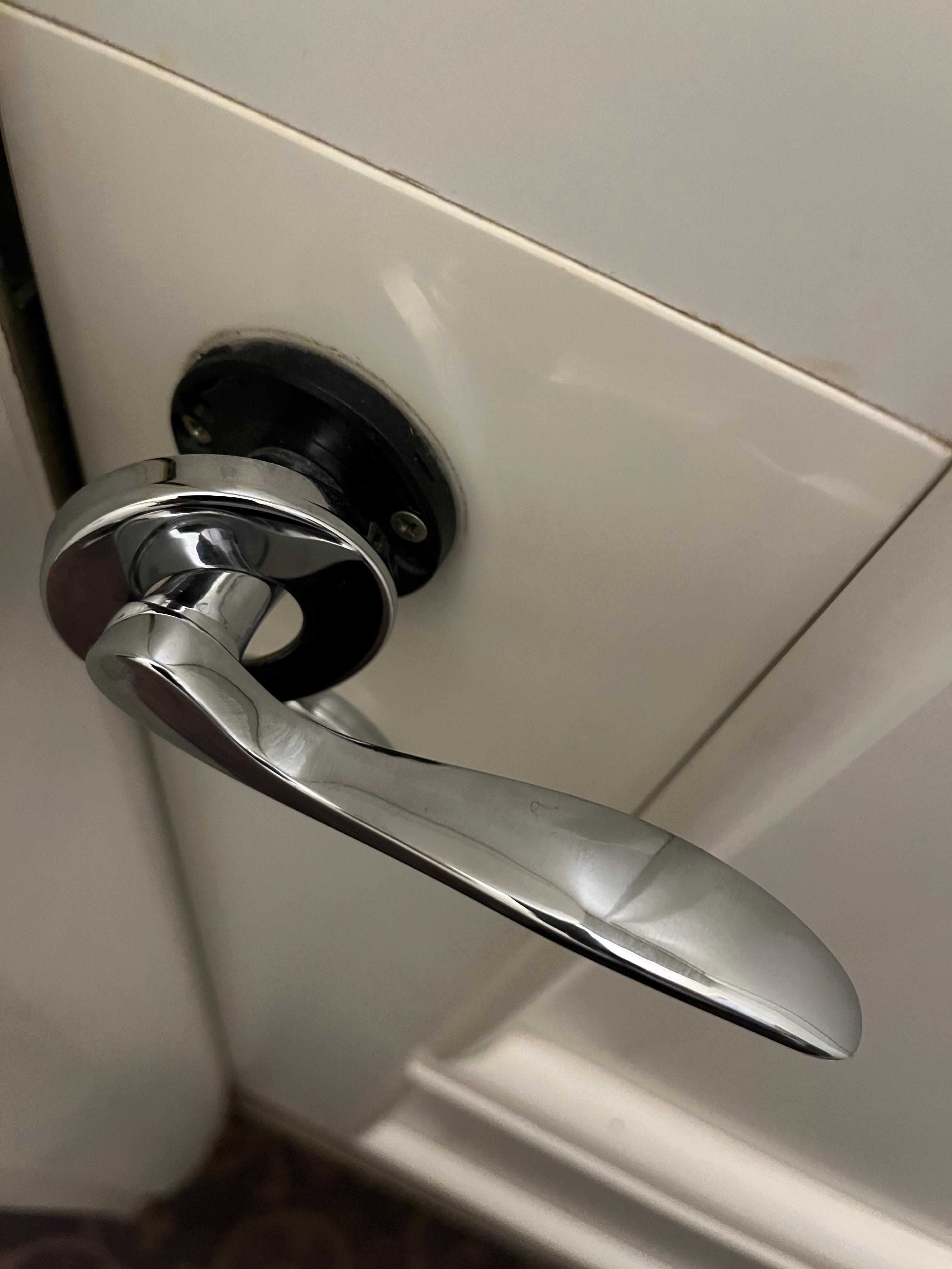 Lose parts on door handle