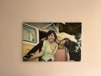 In room wall print