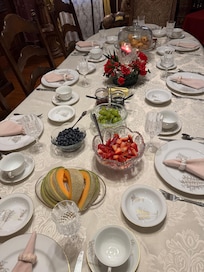 Breakfast spread