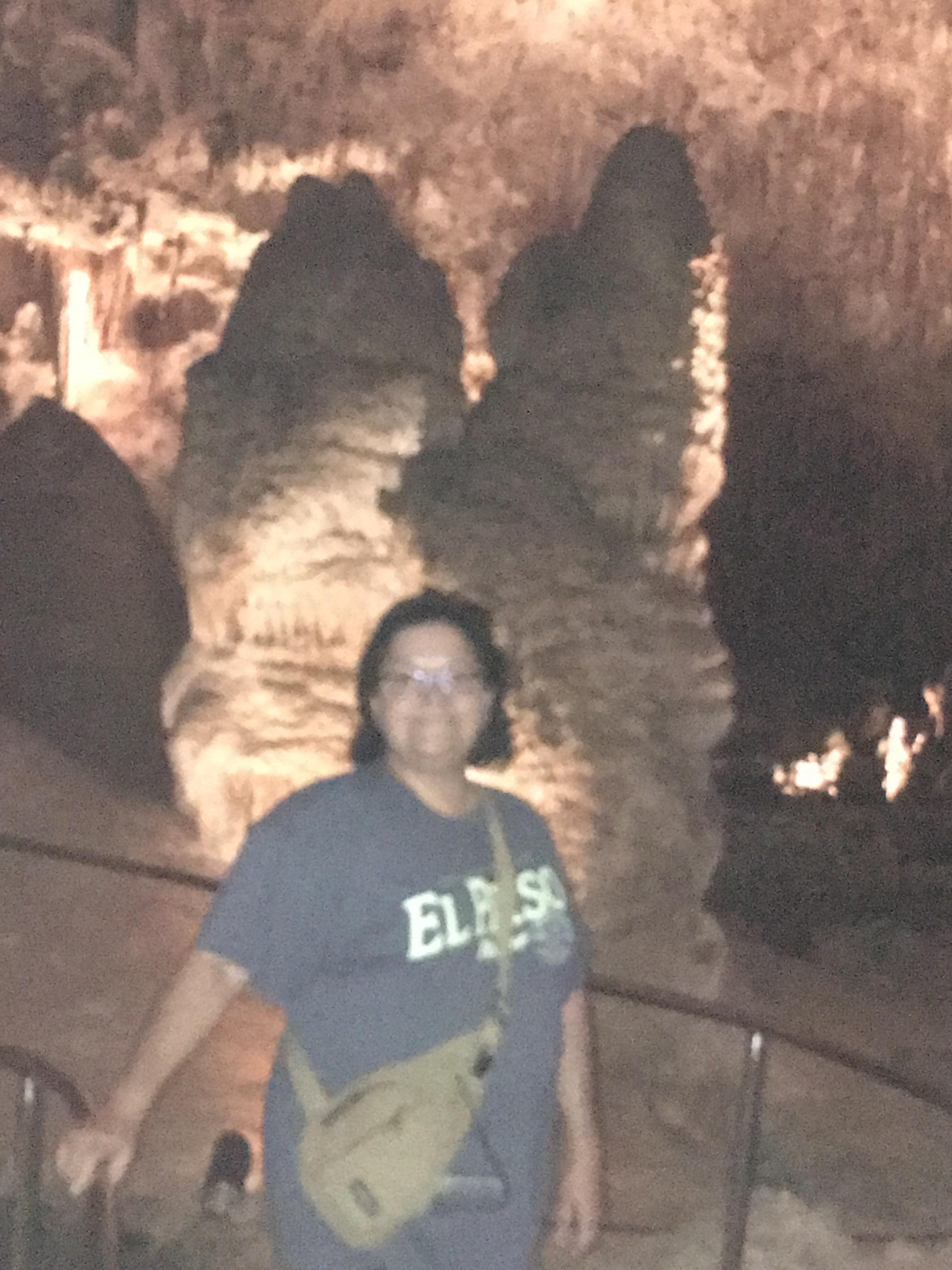 My honey at Carlsbad Caverns