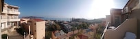 Panoramic view from balcony.