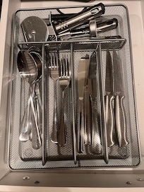 Spoons!! 3 forks and 3 knives for party of 4