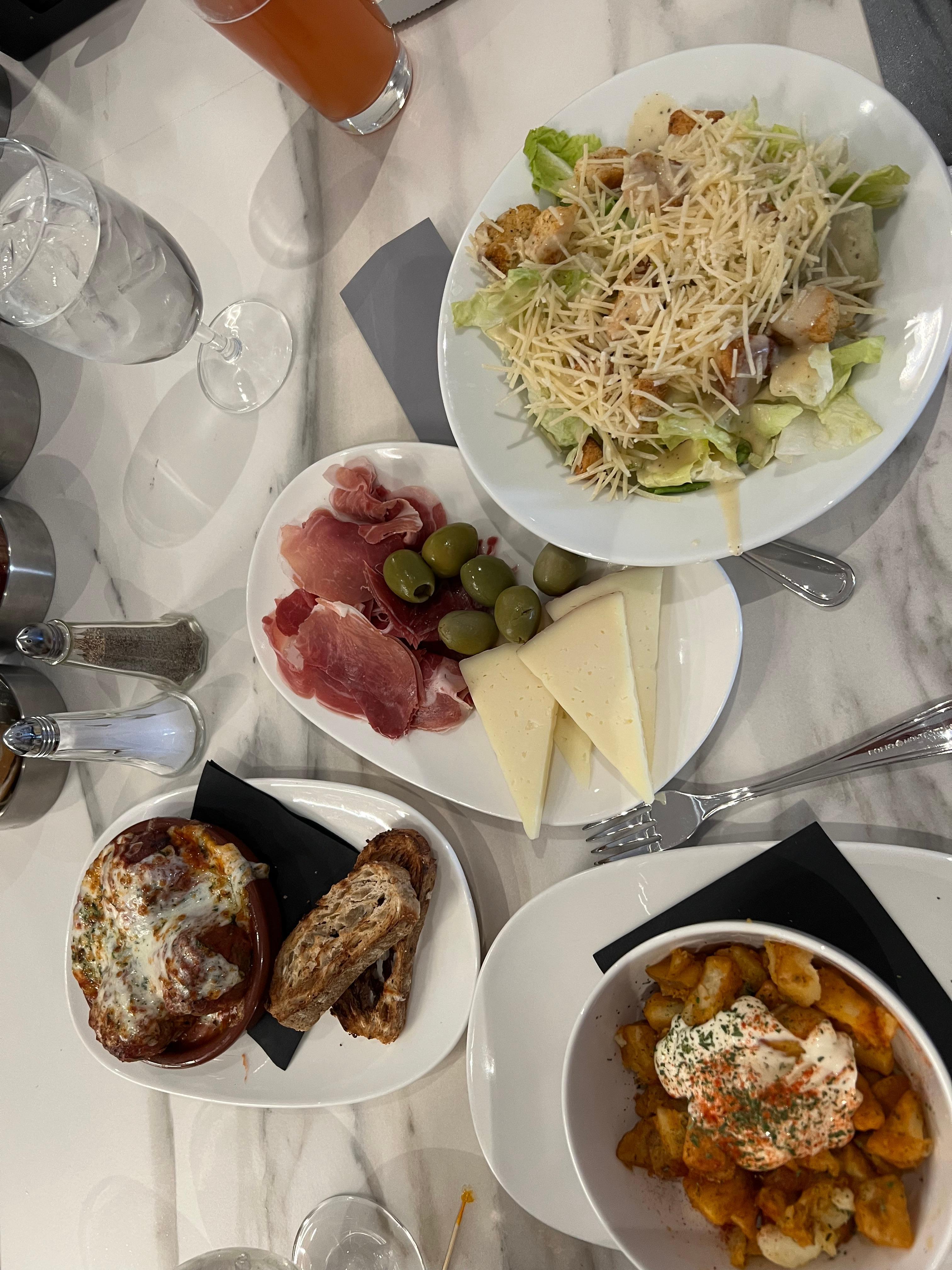 Dinner for two.