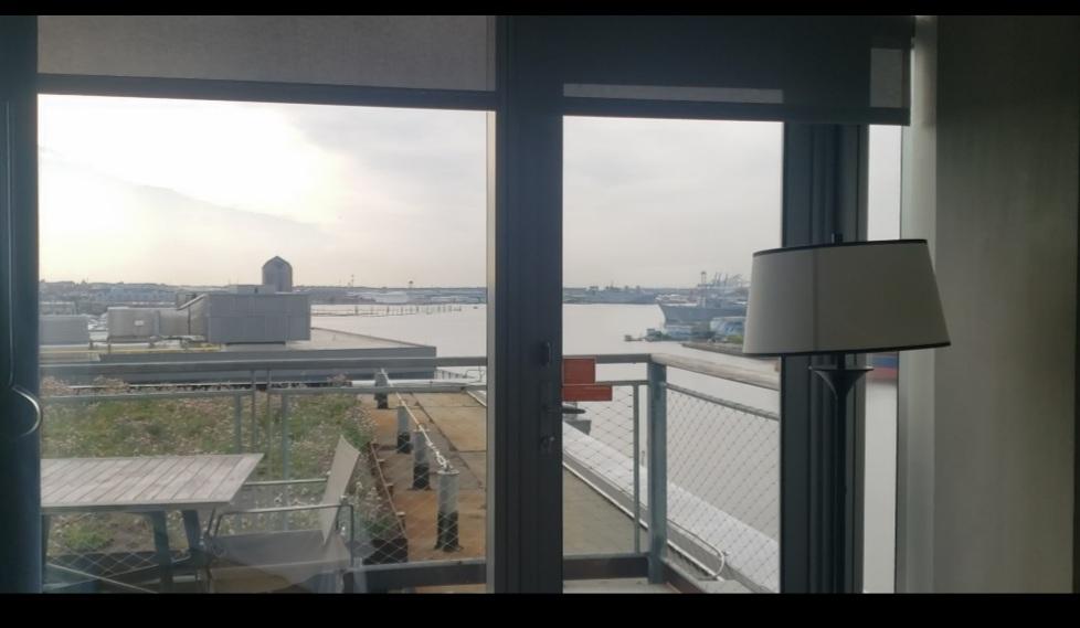 blinds on windows have a button to auto open/close