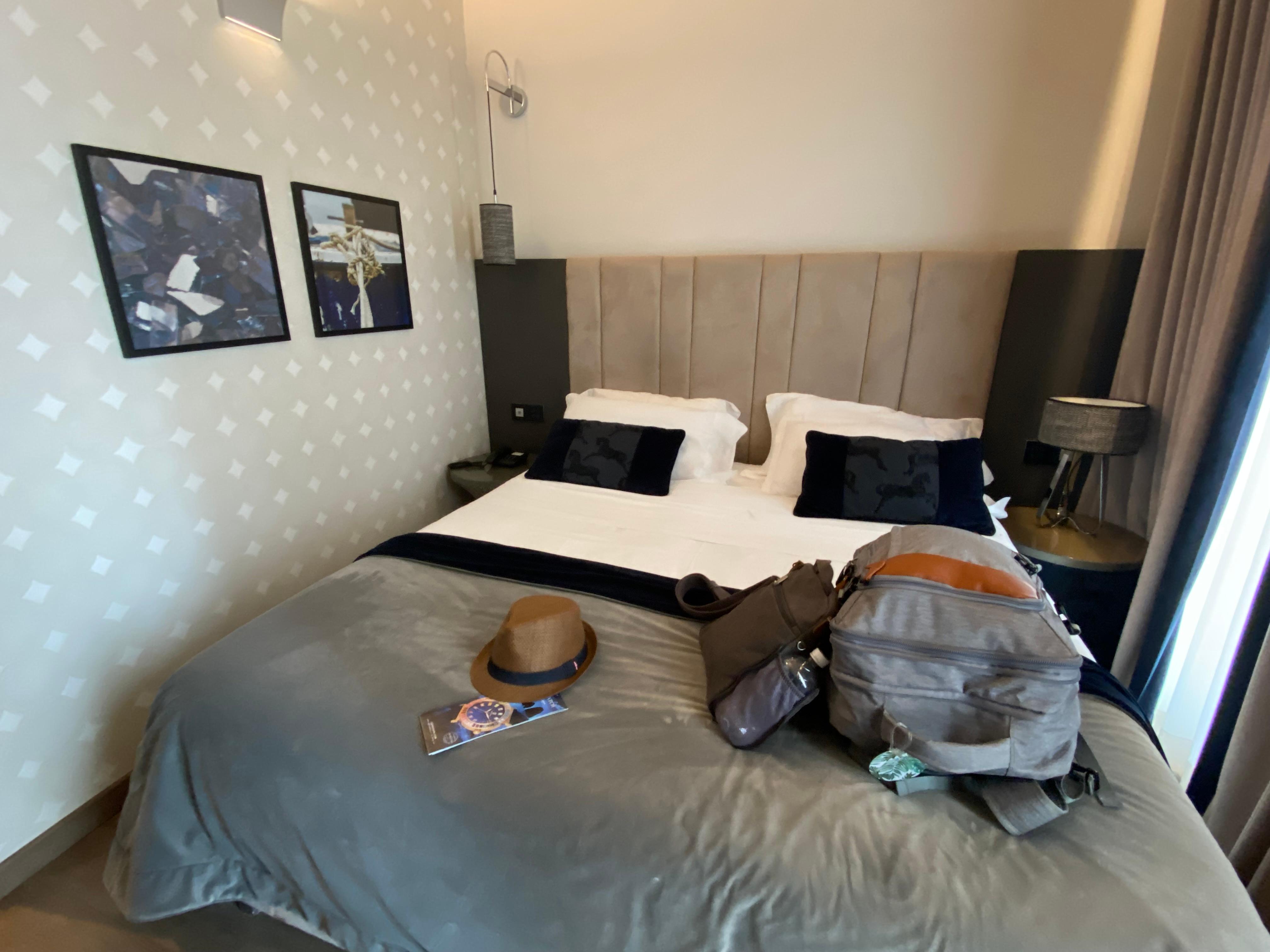 Rooms have phone charging connections! Comfy beds