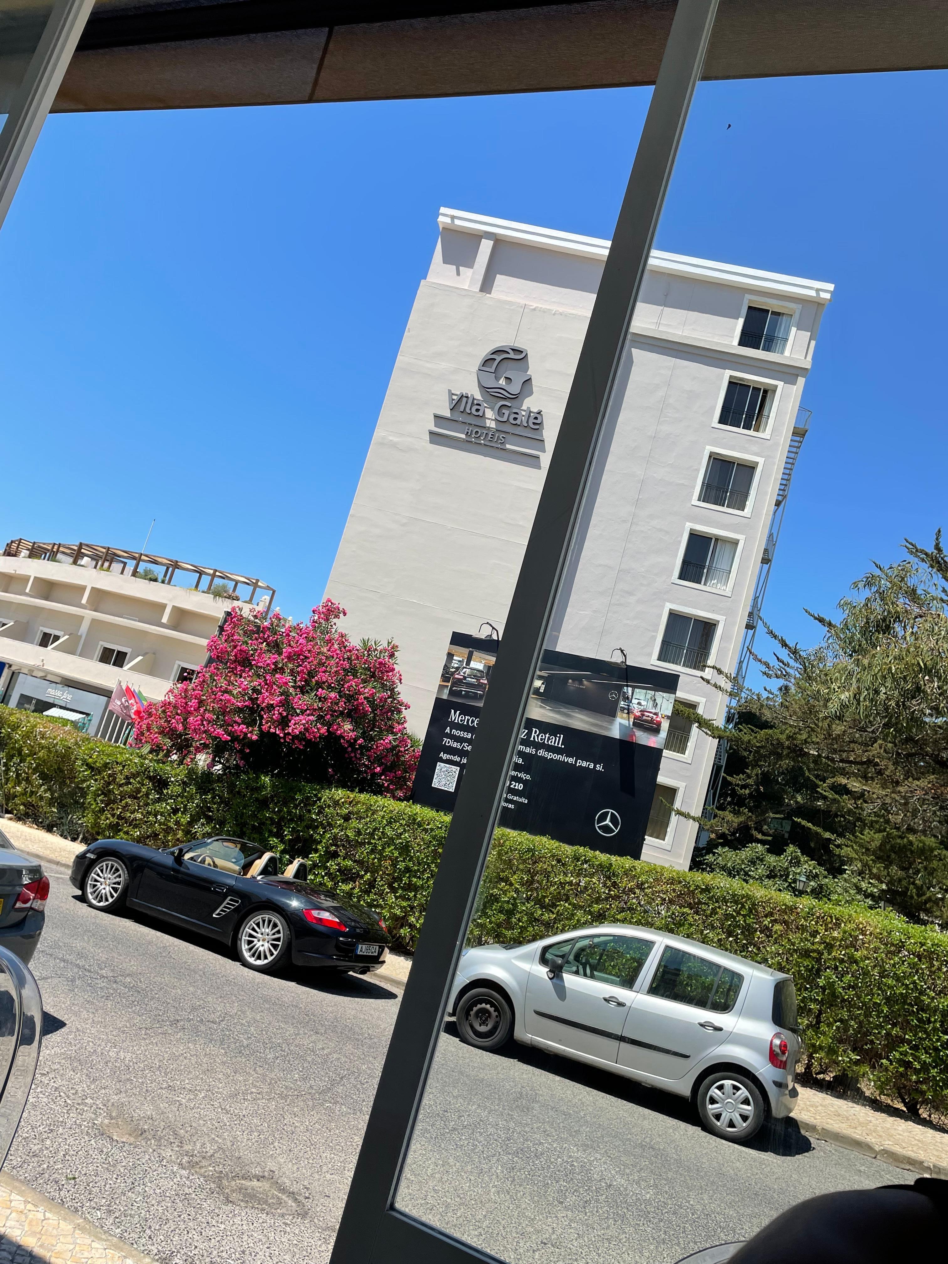 View from a coffee shop across the road 