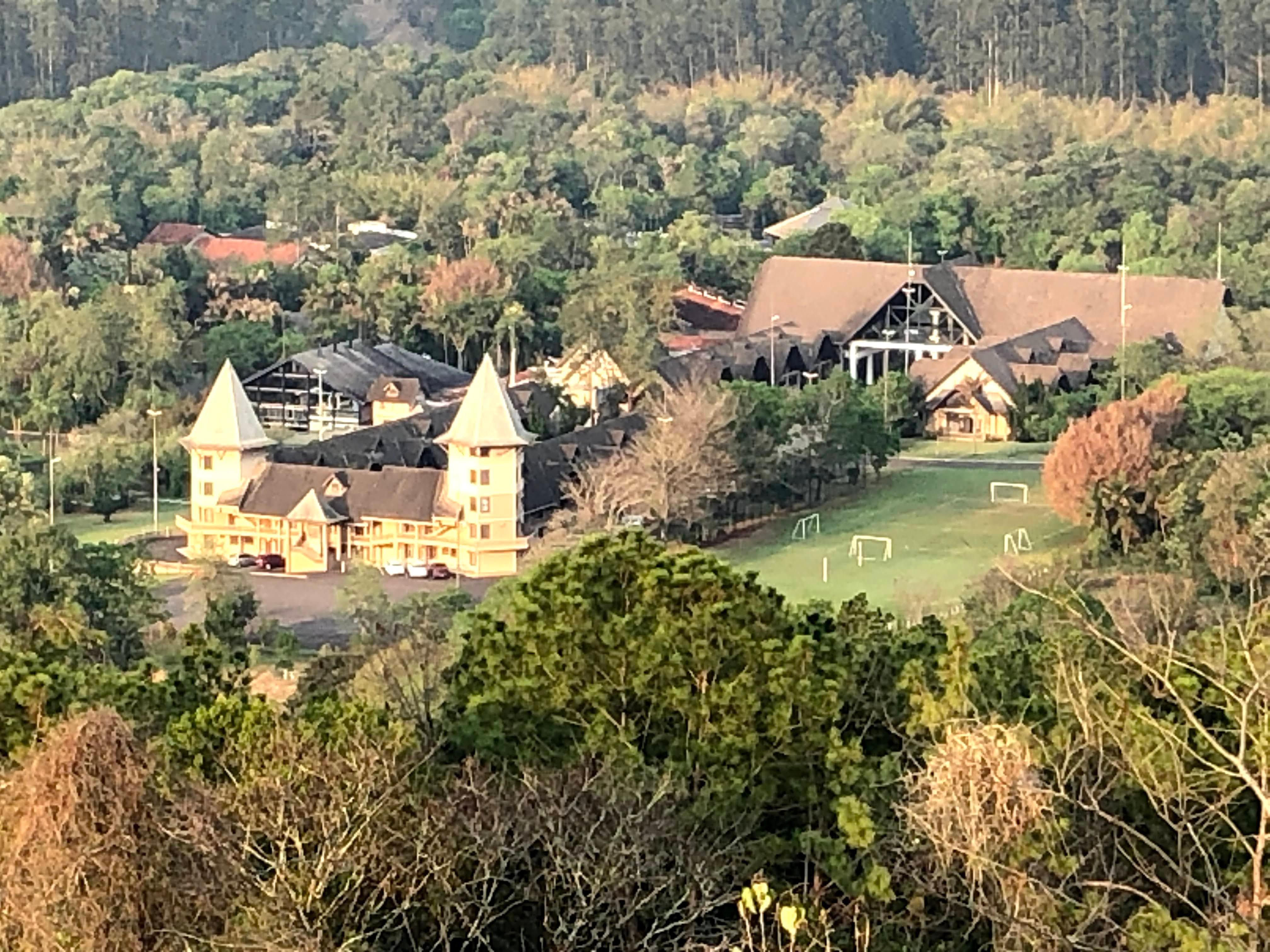 Vista do mirante para o Resort
