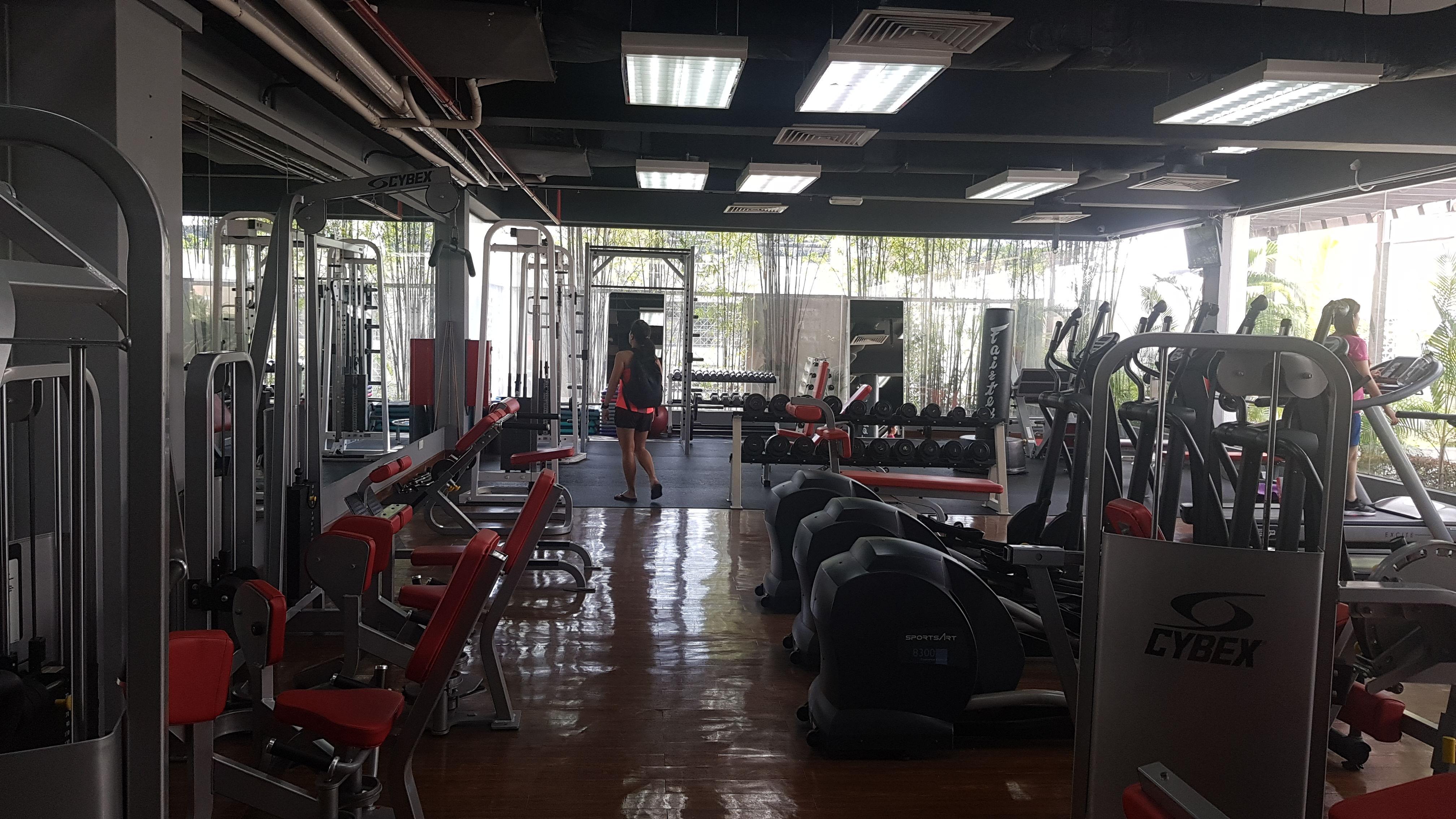 The empty gym.. did Hiit there. 
