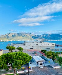 Udsigten fra hotellet.