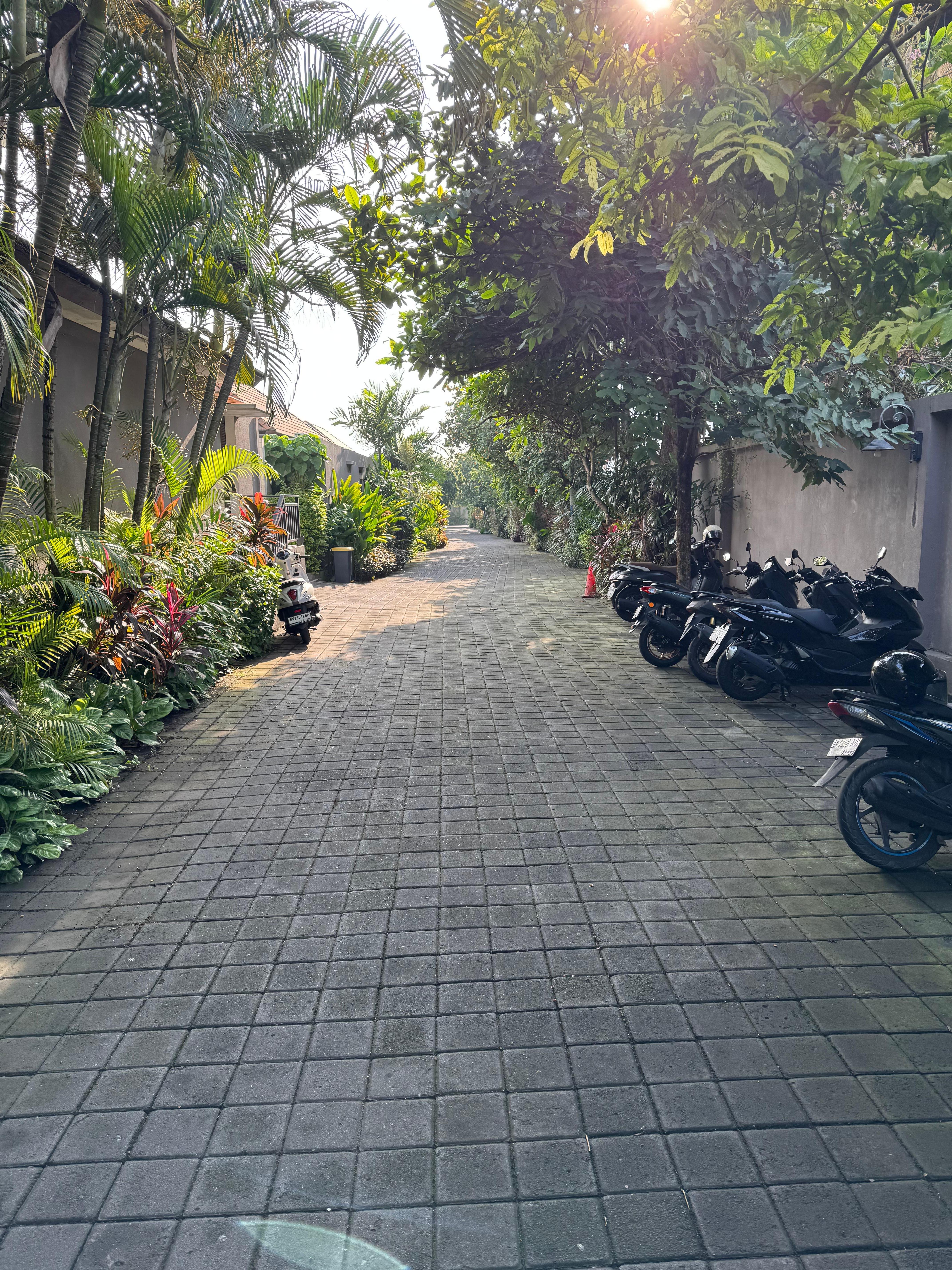 Laneway to beach & Villas